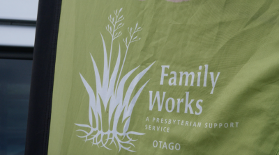 Family Works Dunedin image of company banner